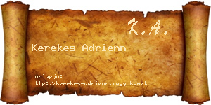 Kerekes Adrienn névjegykártya