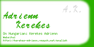 adrienn kerekes business card